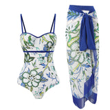 2026 New Arrival Push Up Women Bikini Set Floral Printed Ruffle Bikinis Strappy Bandage Swimwear Brazilian Biquini Bathing Suit