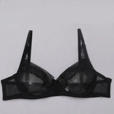 Toucheart 4 Piece Set Sexy Lingerie Set Lace Perspective Bra Women Mesh Patchwork Ruffled Skirt Garter Socks Sexy Underwear Suit