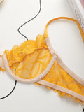 Women's New Product Red Lace With Steel Ring Lingerie Sexy Daily Thin Brassiere Pull Up Solid Color Underwear MR2690