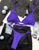 Extreme Mini Micro String Tiny Bikini Female Swimsuit Women Thong Swimwear Two-pieces Bikini Set Triangle Bathing Suit Swim Lady