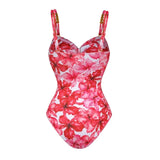 3D Flower One Piece Swimsuit and Skirt 2025 Sexy Swimwear Women Push Up Bodysuit Monokini Swim Suit Bathing Suit Beachwear