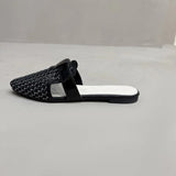 Summer white mesh fashionable slippers outdoor high-quality women's shoes 2026 new breathable and comfortable soft soled sandals