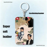 B-Byung H-Hun Lee Cartoon Card Keychain Anime Fashion Pendant Bag ID Door Card Case Bus Card Cute Adult