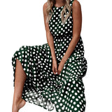 Women Dress Pullover Baggy Dot Print Vest Dress Long Dress for Women Clothing 2024 Summer Dresses Streetwear