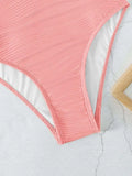 2026 Plain One Shoulder Swimsuit One Piece Solid Swimwear Women Sexy Bathers Bathing Swimming Swim Suit Female Beachwear