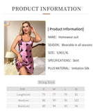 Summer Silk Stain Nightdress Women's Sleepwear, Sexy Backless Sleeveless A-Line Short Sleepdress, Solid Color Nighties