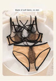 Ultra-thin Sexy Lace Hazy Attractive Comfortable Soft Steel Ring on The Support To Prevent Sagging Cross Beautiful Back Change