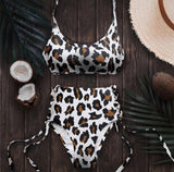 Bandage Bikini Sport Swimwear Women Swimsuit High Waist Bikini Set Push Up Maillot De Bain Femme Beachwear 2026 Bathing Suit