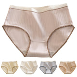 2026 Sweat Sports Thongs Womens Cotton Sweat Hipster Stretch Breathable Underpants Women Bikinis Panties трусы женские 부부생활 속옷