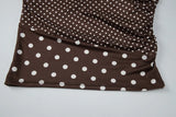 FDYOUI Y2K Polka Dot Tank Tops Streetwear Women Sexy Halter Neck Sleeveless T-shirt Brown Camisoles 2026 Summer Backless Corset