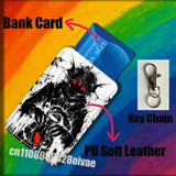 P-Pressure Sebastian Solace For ID Clips Credit Bank Bag Bus Meal Card Holder Cover Pocket Ornament Keychain
