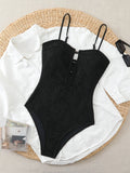 2026 Strappy Printed One Piece Swimsuit Women Sexy Hollow Swimwear Female Solid Bathers Bathing Swimming Swim Suit Beachwear