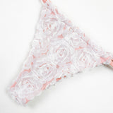 2025 New Sexy Micro Low Waist Bikini Sets Solid Swimwear Women Swimsuit Strappy Brazilian Floral Beachwear Bathing Suit biquini