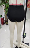 Women High Waist Ribbed Booty Shorts Summer Sexy Ruffle Trim Bodycon Mini Shorts Solid Color Tight Stretch Short Pants