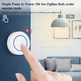 Zigbee Smart Push Button Wireless Scene Switch Home Automation Scenario Controller Battery Powered Work With Zigbee2MQTT Ewelink