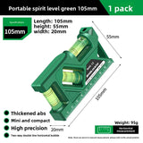 Portable Level Ruler Bubble Level Precision Level Magnetic Lever Angle Gauge Finder Leveling Aligner Woodworking Tool
