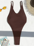 Sexy Backless Extreme String Mini Micro Thong Women Swimwear One Piece Swimsuit Female Monokini High Leg Cut Bathing Suit Swim