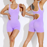Summer Bodysuit Seamless Rompers Sportswear Woman Gym Jumpsuits Clothing Yoga Clothes Fitness Women Sports Leggings Shorts