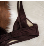 Comfort 2026 Rabbit Ear Bra Deep V, Wireless Invisible Summer Bralette, Breathable Thin Bra for Small Chest, Natural Sexy MOYISU