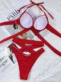 Sexy Underwired Bra Cup Female Swimsuit High Waist Bikini Women Swimwear Two-pieces Bikini set Push Up Bathing Suit Swim Lady