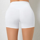 Yoga Shorts Gym Sports Shorts Women High Waist Workout Fitness Short Leggings Running Cycling Tight Soft Sportswear
