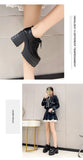 Spring Women Pumps Black Loafers Chunky 10CM High Heels High Platform British Autumn Ladies Thick Bottoms Shoes 2026 New