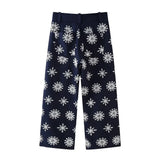 Foridol Floral Embroidery Cropped Pants Women Summer Casual Zip Navy Blue Fashion Female Pants Pantalones 2025 Mujer