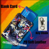 P-Pressure Sebastian Solace For ID Clips Credit Bank Bag Bus Meal Card Holder Cover Pocket Ornament Keychain