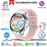 2025 New BOXUXING Watch 5 MAX Smart Watch AMOLED Screen NFC GPS Tracker Bluetooth Call Health Waterproof Smartwatch Men Women