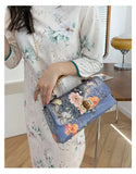 Vintage Bamboo Top Handle Bag Classic Mother Chic Lady Bags Women Shoulder Crossbody Bag Chain Bags Women's Handbags Purses