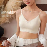 Invisible Minimizer Bra Large Bust Seamless Traceless Underwear Ultra Thin Cup Comfortable Jelly Support Wirefree Beautiful Back