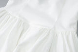 FDYOUI Elegant Sleeveless Backless A-line Party Dress for Woman 2026 Summer Tunics High Waist Solid Wedding Evening Prom Dresses