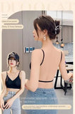 MOYISU Slim Back Bras Women with Small Breasts Gathered Up To Close The Breast with A Backless Bra Cover Without Underwire