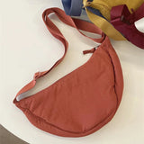 Nylon Hobos Women's Shoulder Dumpling Bag Large Capacity Travel Crossbody Half Moon Bags Outdoor Phone Pouch Handbags Wholesale