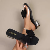 2026 Women High Heel Sandals Rhinestone Luxury Flat Heel Slippers Plus Size Designer  Shoes Outdoor