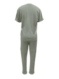Women's suit sports casual two-piece short-sleeved suit plus size mom
