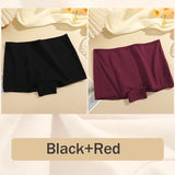 2Pcs/Set Women's Panties Cotton Seamless Sports Boxers Underwear Female Solid Color Briefs Lingerie Intimate Underpants XS-XL