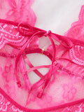 Womens Lace Bodysuit Halter Soft Comfortable Underwear