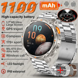2026 New T-Rex3 Pro GPS Tracker Smartwatch Men 120-Day Standby 1100mAh Clock Rugged Outdoor Sport 10ATM Waterproof Call Watches