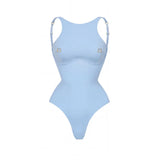 Sexy 3Pcs Swimsuit With Mini Skirt Women Bikini Push Up Swimwear Solid Biquini High Cut Monokini Swim Suit Bathingsuit Beachwear