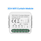 GIRIER Tuya Smart ZigBee/Wi-Fi RF433 Curtain Switch Module for Electric Roller Shutter Blind Motor 1/2CH Works Alexa Hey Google