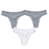 3Pcs/Set Cotton Panties Women G-string Female Underpants Sexy Lingerie Seamless Underwear Low Rise Panties M-XL Intimates