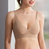 No Show Bras For Women Push-Up Bra Wire Free Brassiere Sexy Lingerie Padded Underwear Plus Size Sleepwear Bra Intimates S-3XL