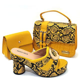 Doershow African fashion Italian Shoes And Bag Sets For Evening Party With Stones wine Italian Handbags Match Bags!  HTG1-9