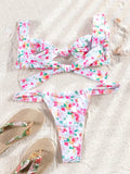 Miyouj Glitter Fabric Bikinis 2026 Sexy Bikini Set Folds Swimsuit Female Halter Bathing Suit Women Swimwear New Beachwear