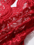 For Women 18 Hot Erotic Underwear Open Crotch Transparent Sexy Costume Lace Open Crotch Lingerie Set Crotchless Bodysuit