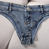 Sexy Low Waist Mini Denim Shorts Women Summer Beach Short Pants Jeans Woman Fashion Womens Club Party Jean Micro Shorts LTMW