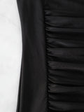ZTVitality Solid Color Ruched One Piece Swimsuit 2024 New Arrival Halter Tummy Control Women Summer Bathing Suits Sexy Brazilian