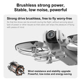Lenovo V666 8K MINI Drone Professional 5G WIFI Obstacle Avoidance Brushless Altitude Headless Mode RC Quadcopter Toys DronlPlusX