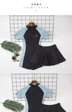 New Summer High-end Sports Style Hot Spring Swimsuit One-piece Sports Boxer Shorts Western-style Swimsuit